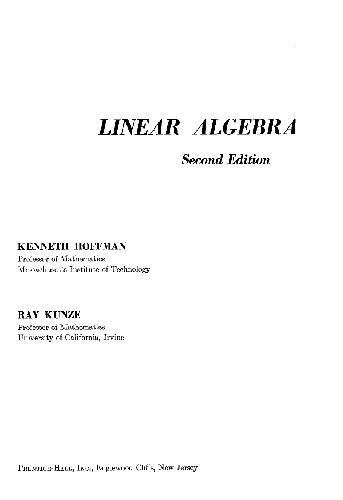 خرید و دانلود نسخه کامل کتاب Linear Algebra