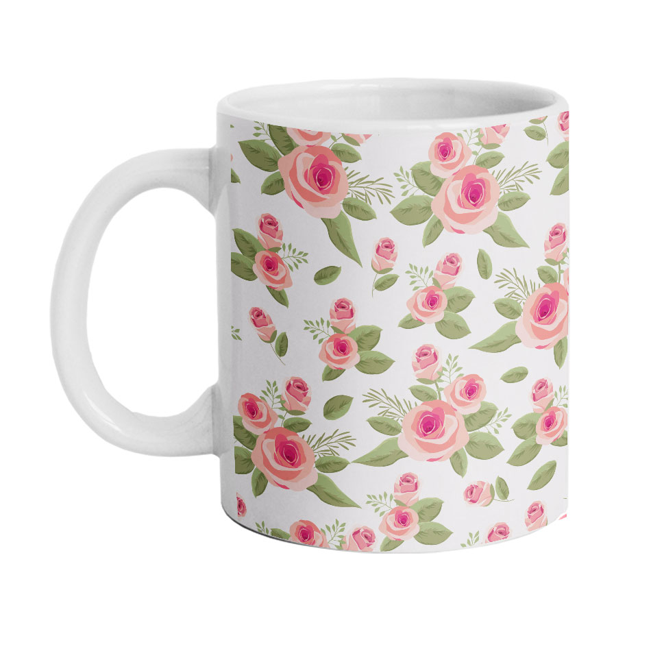 ماگ طرح گل مدل M1947