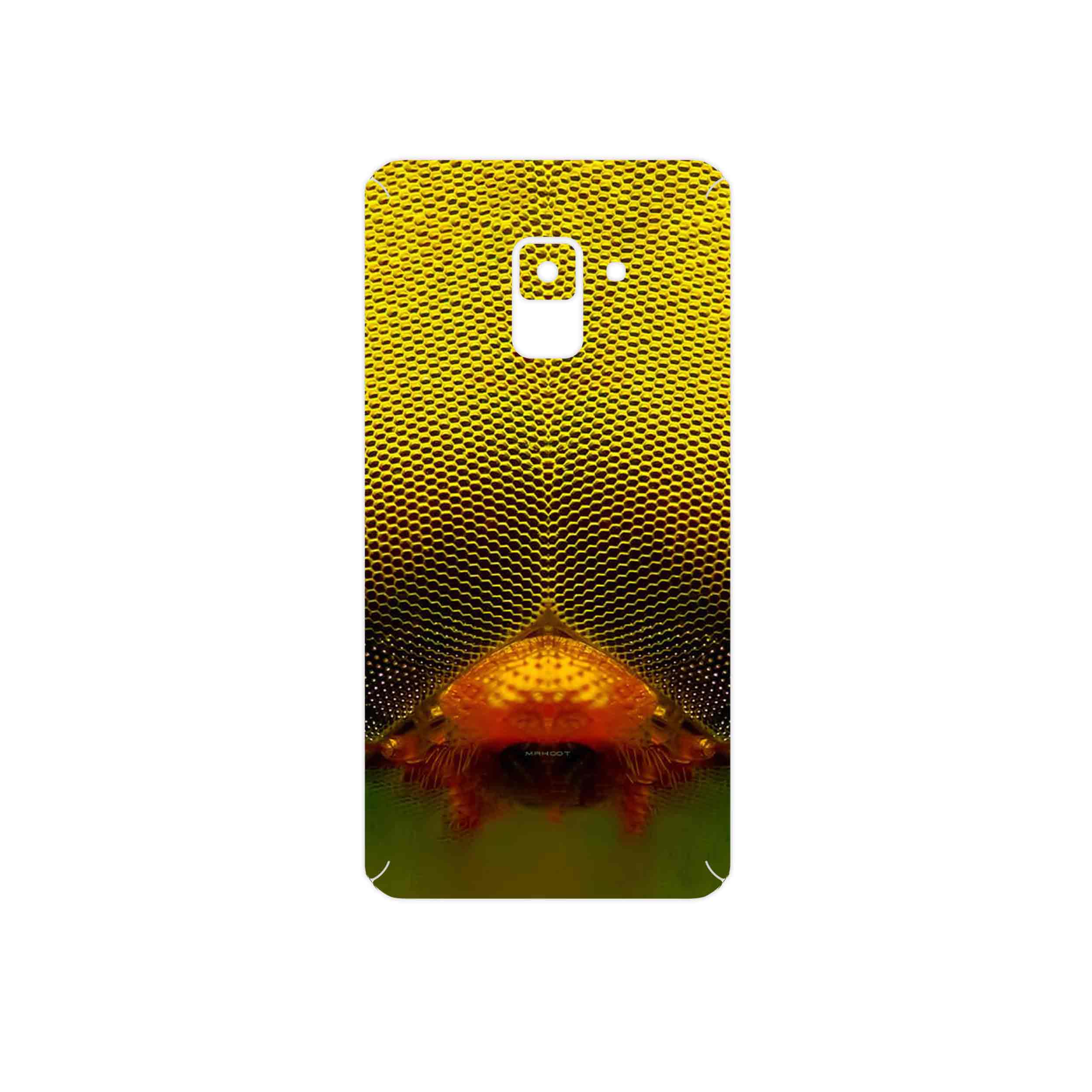 برچسب پوششی ماهوت مدل Bee eyes مناسب برای گوشی موبایل سامسونگ Galaxy A8 2018