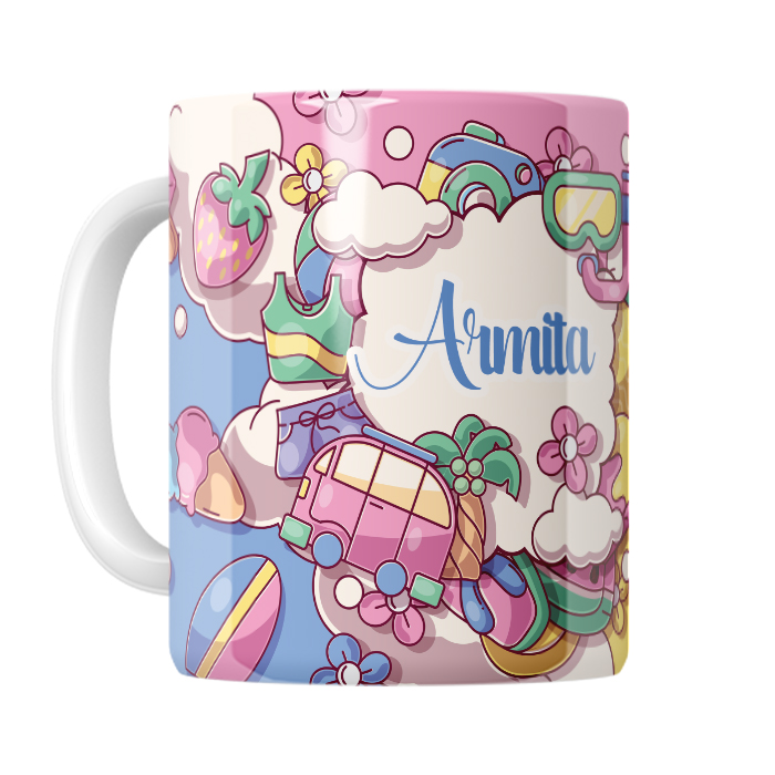 ماگ رژارت مدل اسم آرمیتا