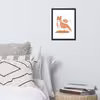 تابلو مدل دکوراتیو مینیمال طرح روباه کد 2829