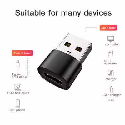 مبدل USB  به USB-C مدل HS