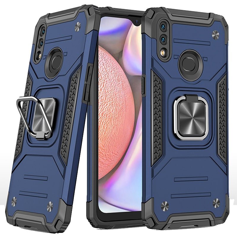 قاب اورجینال گوشی مناسب برای Samsung Galaxy A10S طرح دیفندر آرمور به همراه رینگ استند مگنتی مدل Ranger Phone