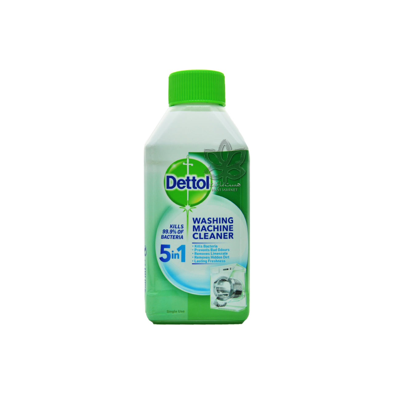 مایع جرمگیر و ضدعفونی کننده ماشین لباسشویی 250 میل دتول - dettol