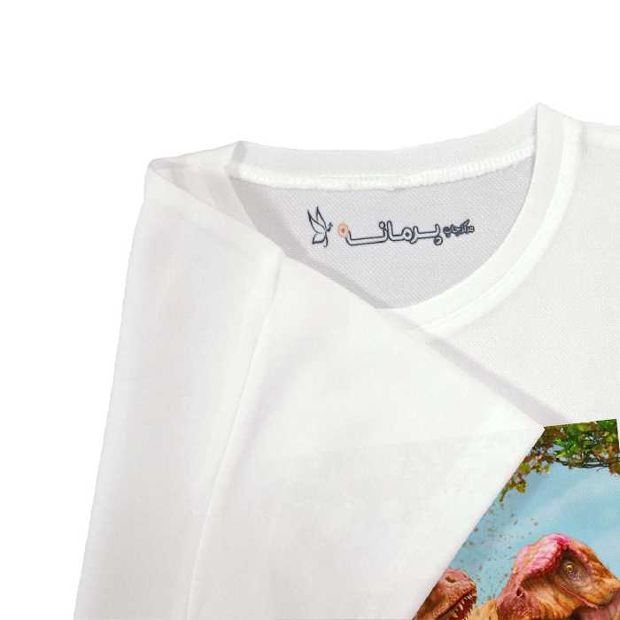 تی شرت بچگانه پرمانه طرح دایناسور کد pmt.4233