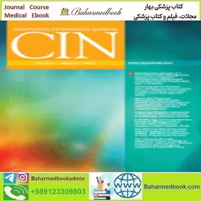 CIN Computers Informatics Nursing Volume 42 1 to 4 2024 TRU