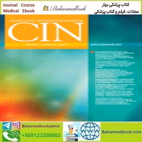 CIN Computers Informatics Nursing Volume 42 1 to 4 2024 TRU