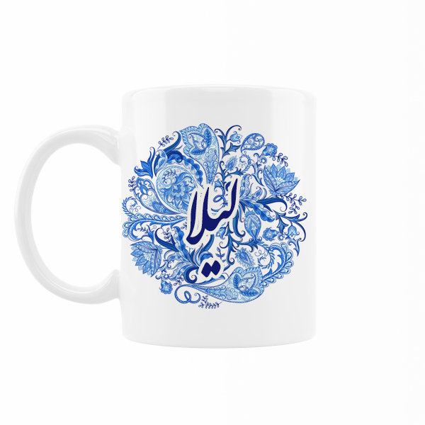 ماگ رژارت مدل اسم لیلا