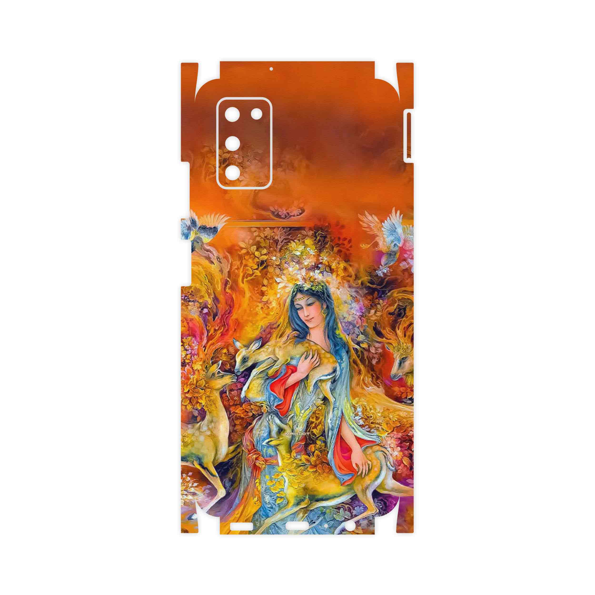 برچسب پوششی ماهوت مدل Persian miniature 2-FullSkin مناسب برای گوشی موبایل سامسونگ Galaxy A03S