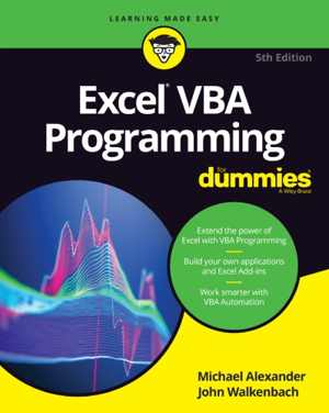 [PDF] دانلود کتاب Excel Vba Programming For Dummies, 5th ed, 2018