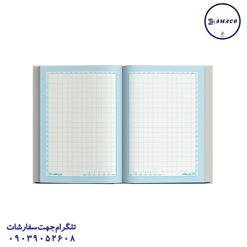 دفتر شطرنجی درشت 30 برگ