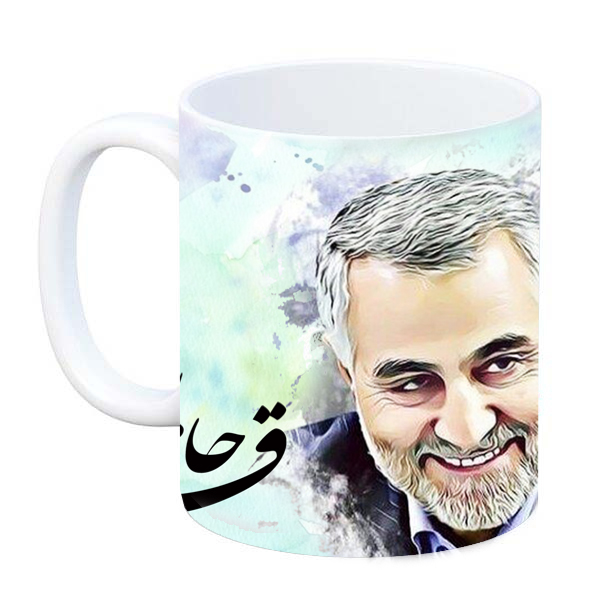 ماگ طرح حاج قاسم سلیمانی