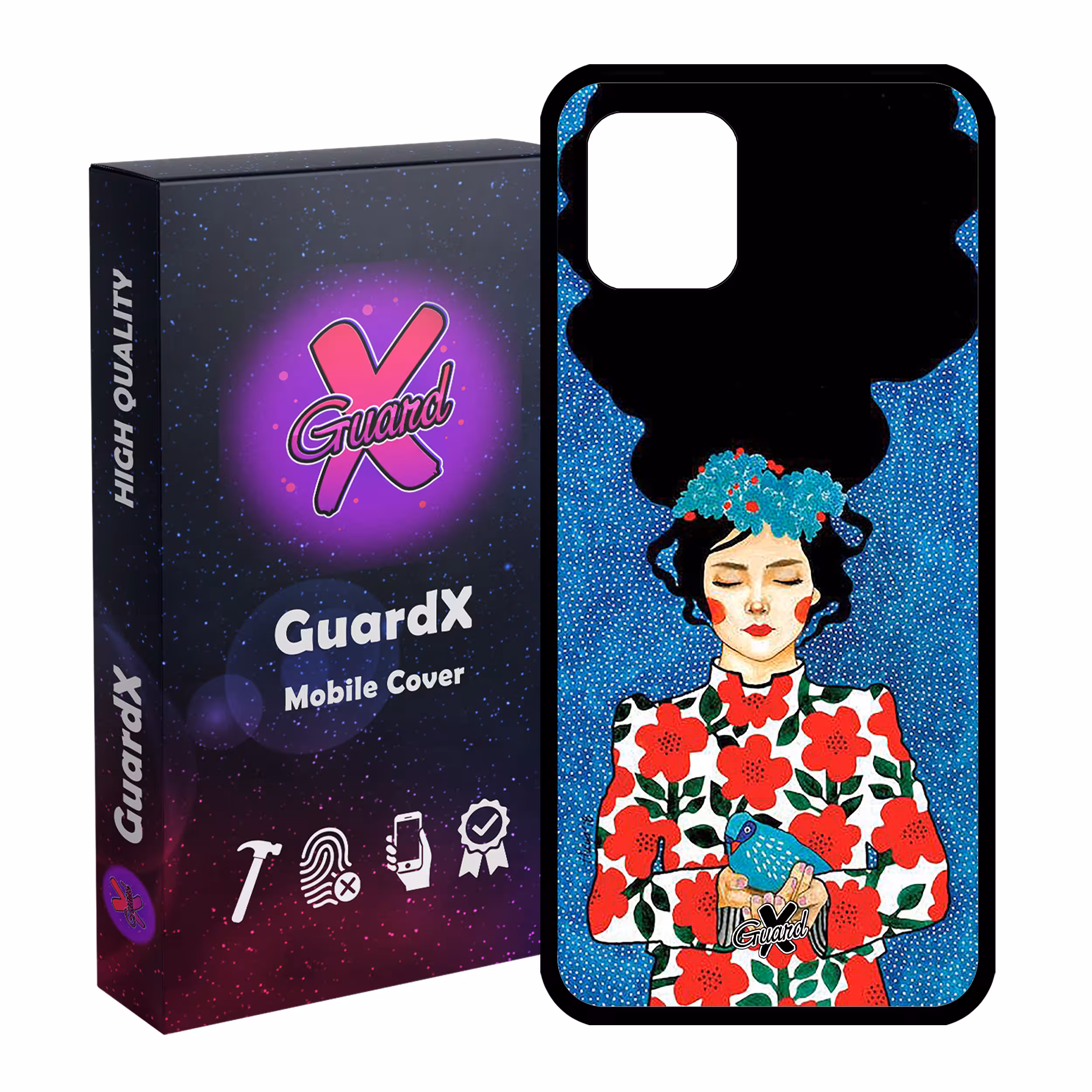 کاور گارد ایکس طرح Girl مدل Glass10137 مناسب برای گوشی موبایل سامسونگ Galaxy Note 10 Lite