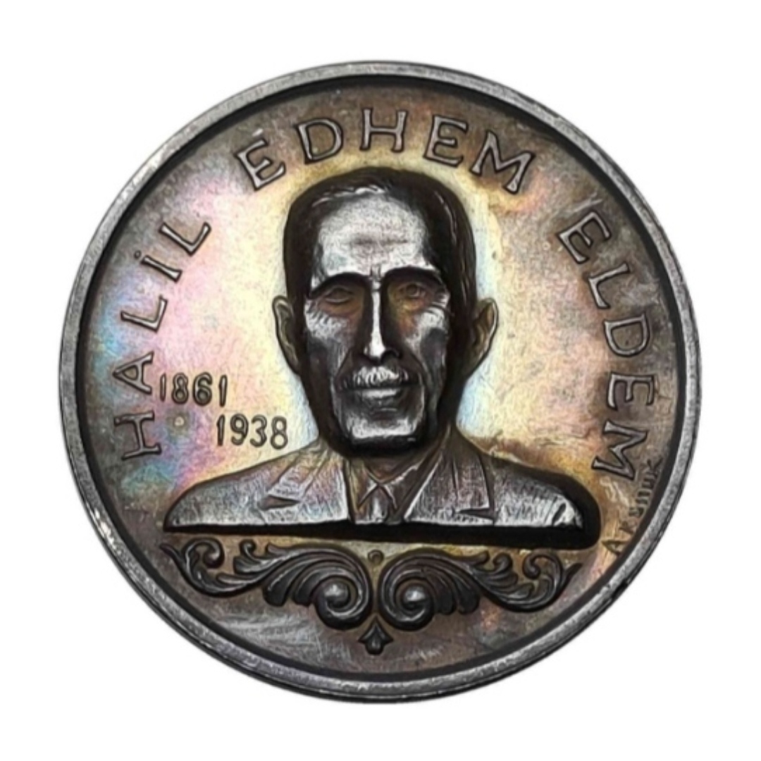 سکه تزیینی طرح 20 لیر ترکیه مدل خلیل آدم پاشا