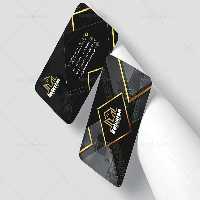 کارت ویزیت مشاور املاک لاکچری | گرافیک با طعم تربچه