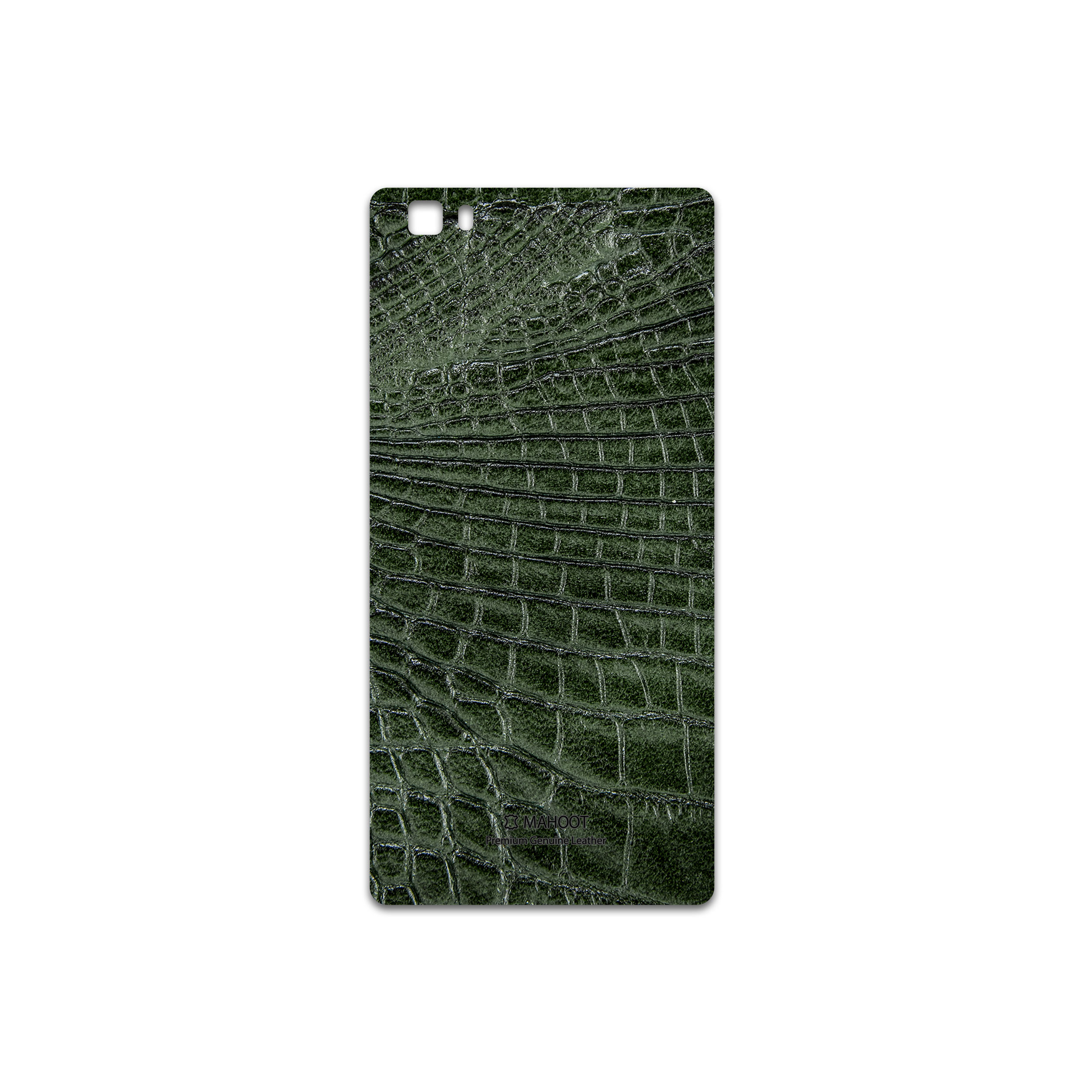 برچسب پوششی ماهوت مدل Green-Crocodile-Leather مناسب برای گوشی موبایل هوآوی P8 Lite