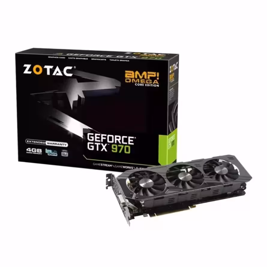 کارت گرافیک زوتاک GTX 970 AMP OMEGA CORE 4GB GDDR5