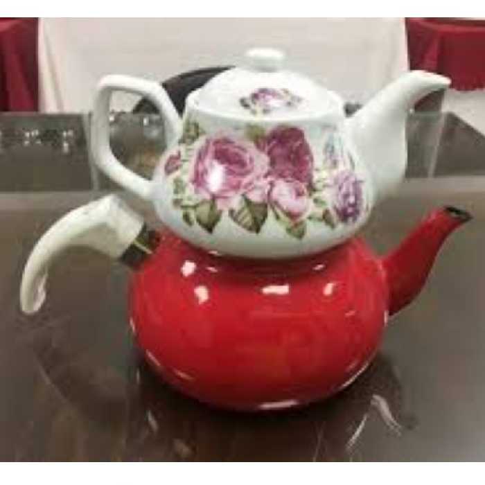 کتری قوری لاویوامدل ورا قرمز ساخت ترکیه