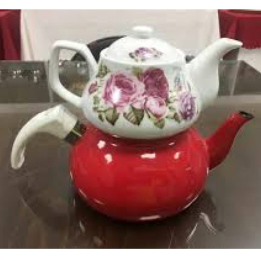 کتری قوری لاویوامدل ورا قرمز ساخت ترکیه