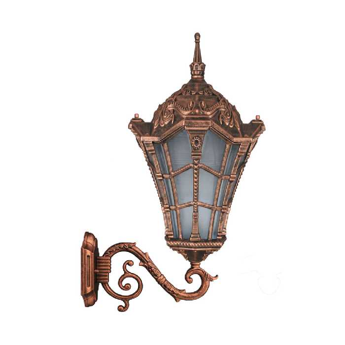 چراغ دیواری پارکی تکشیدفام مدل وستا کد 8602-16