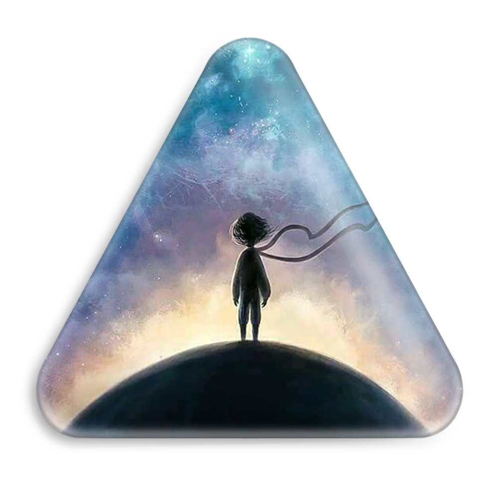 پیکسل خندالو طرح شازده کوچولو مدل مثلثی کد 1836