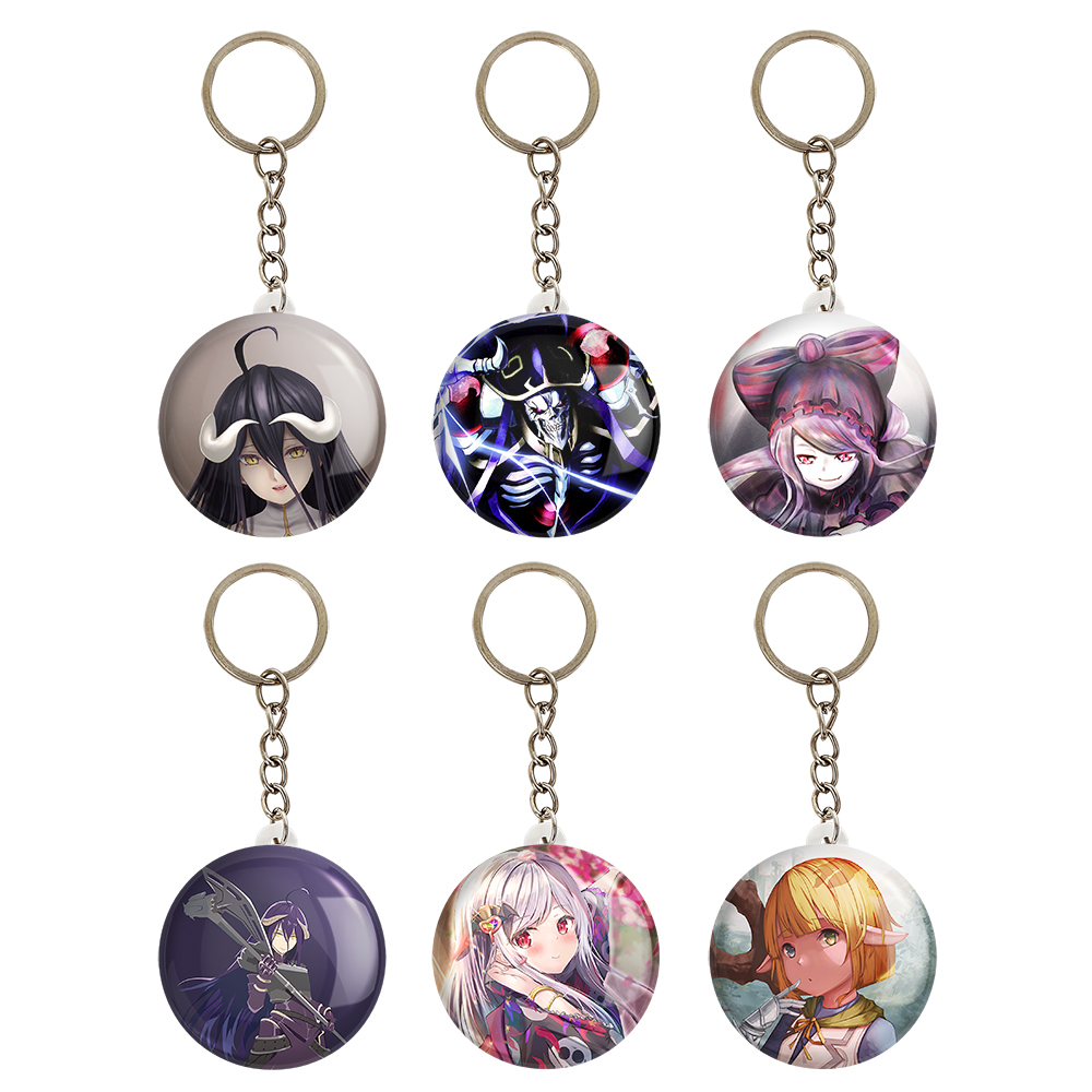 جاکلیدی خندالو مدل انیمه اورلرد Overlord کد 1029B مجموعه 6 عددی