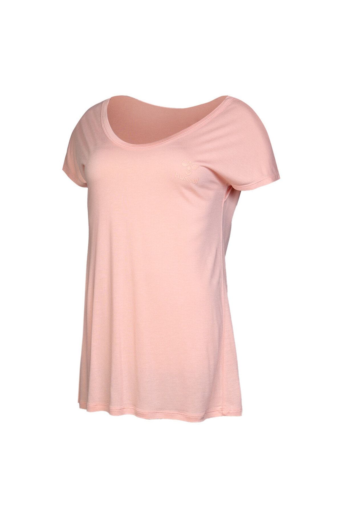تی شرت ورزشی صورتی زنانه Jeremys کوتاه آستین t shirt hummel