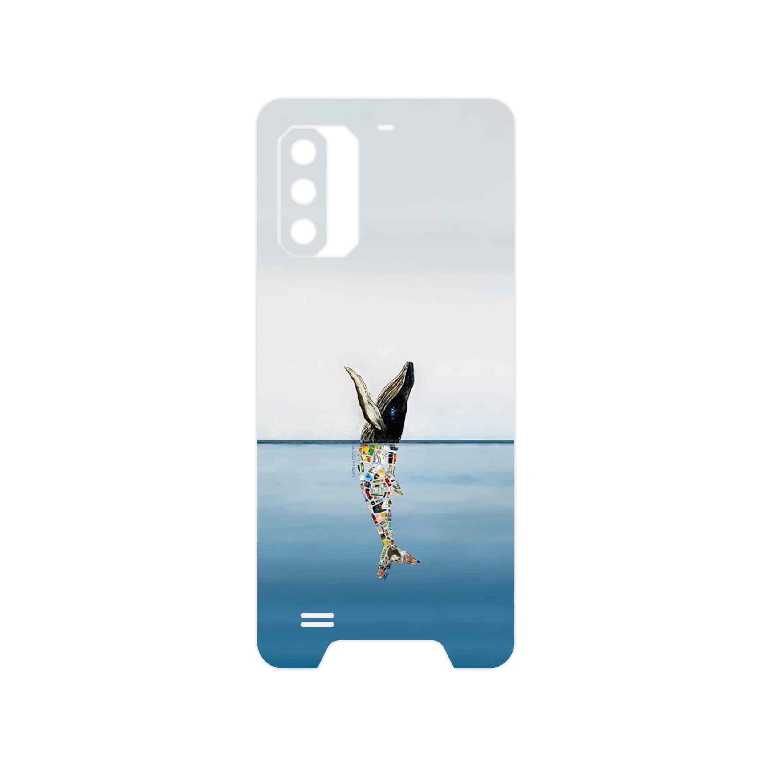 برچسب پوششی ماهوت مدل Collage of Sea Trash مناسب برای گوشی موبایل یولفون Armor 7