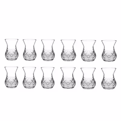 استکان پاشاباغچه مدل تایملس کد 42881 بسته 12 عددی