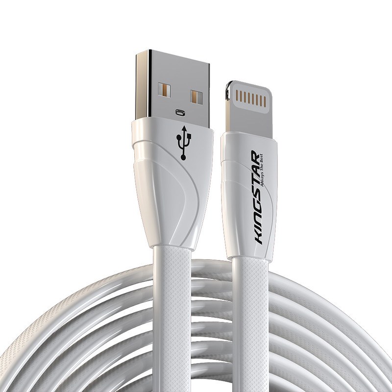 کابل تبدیل USB به لایتنینگ کینگ استار مدل K112i طول 1.20 متر Kingstar Lightning