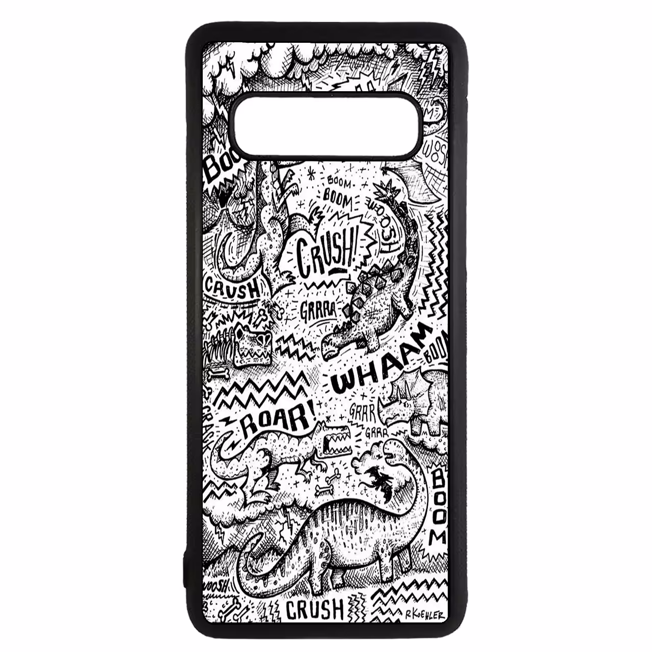 کاور طرح دایناسور کد 1105350 مناسب برای گوشی موبایل سامسونگ galaxy s10 plus