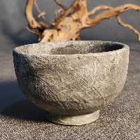 کاسه پتینه کاری شده سفالی