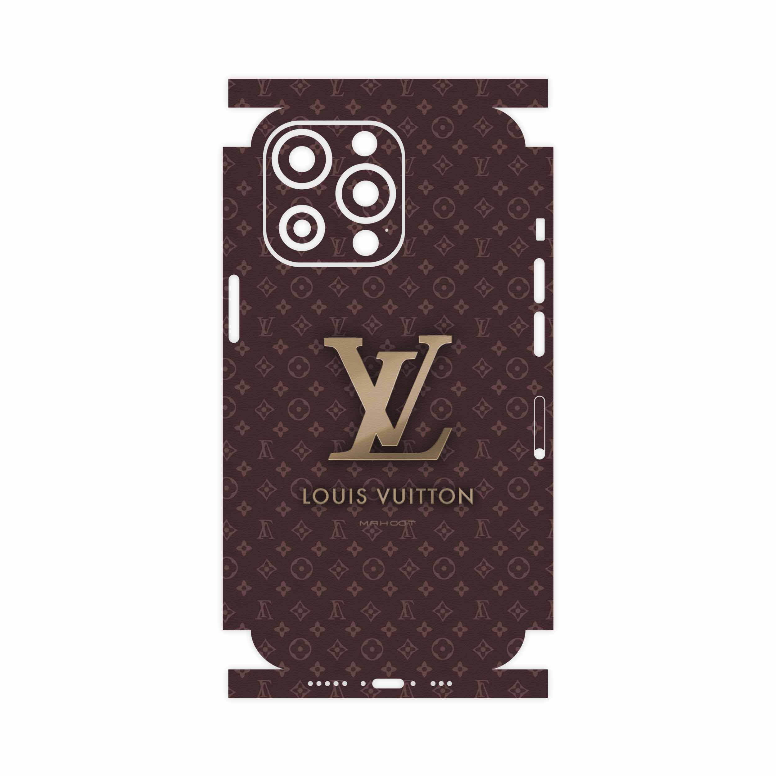 برچسب پوششی ماهوت مدل LOUIS-VUITTON-Logo-FullSkin مناسب برای گوشی موبایل اپل iphone 13 Pro