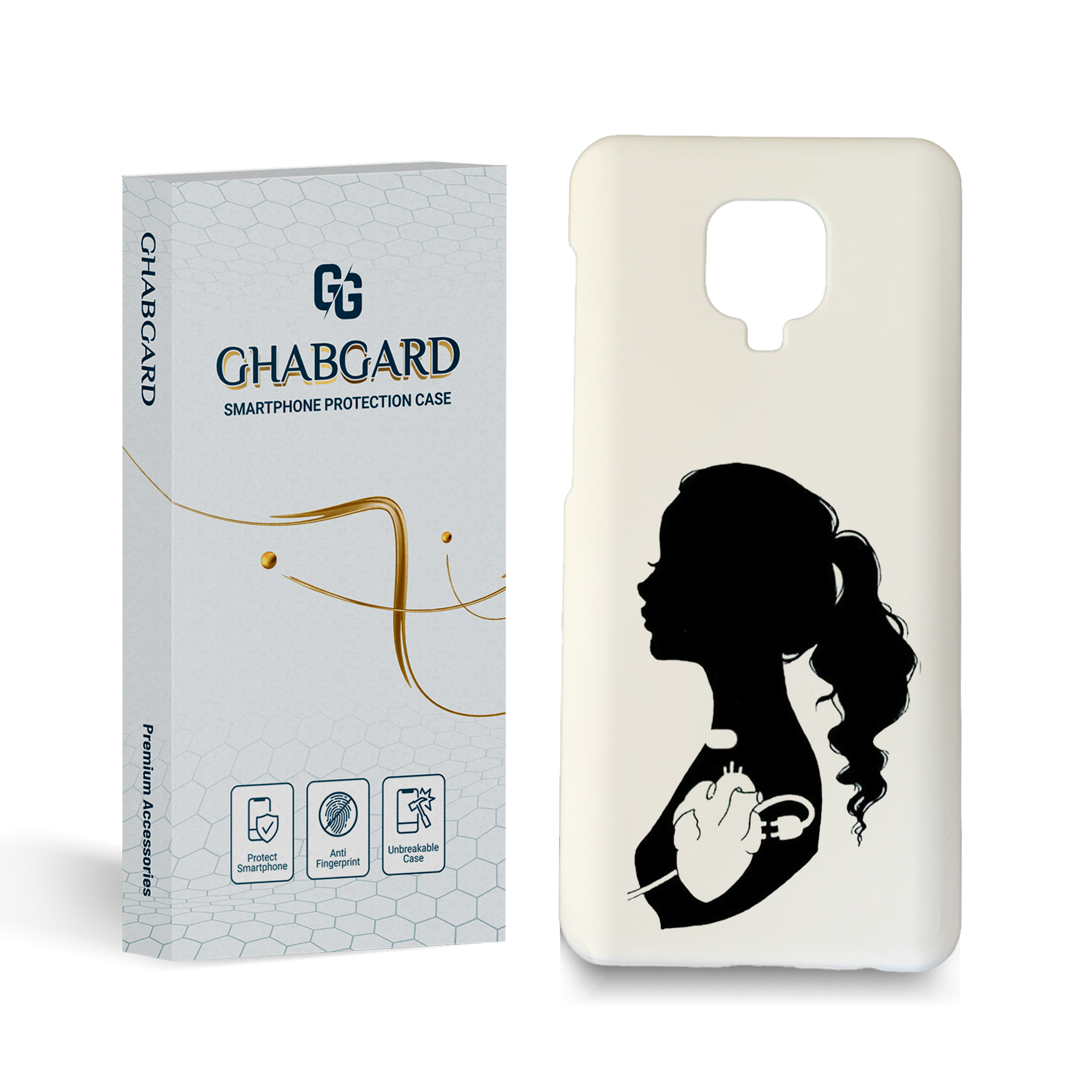 کاور قاب گارد مدل دخترانه مناسب برای گوشی موبایل شیائومیredmi note 9s / note 9pro 