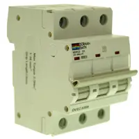 فیوز مینیاتوری سه فاز 25 آمپر دورمن اسمیت انگلیس مدل MS3PC25