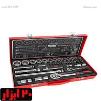 جعبه بکس38 پارچه 1/2 و 1/4 اینچ رونیکس مدل RH-2638