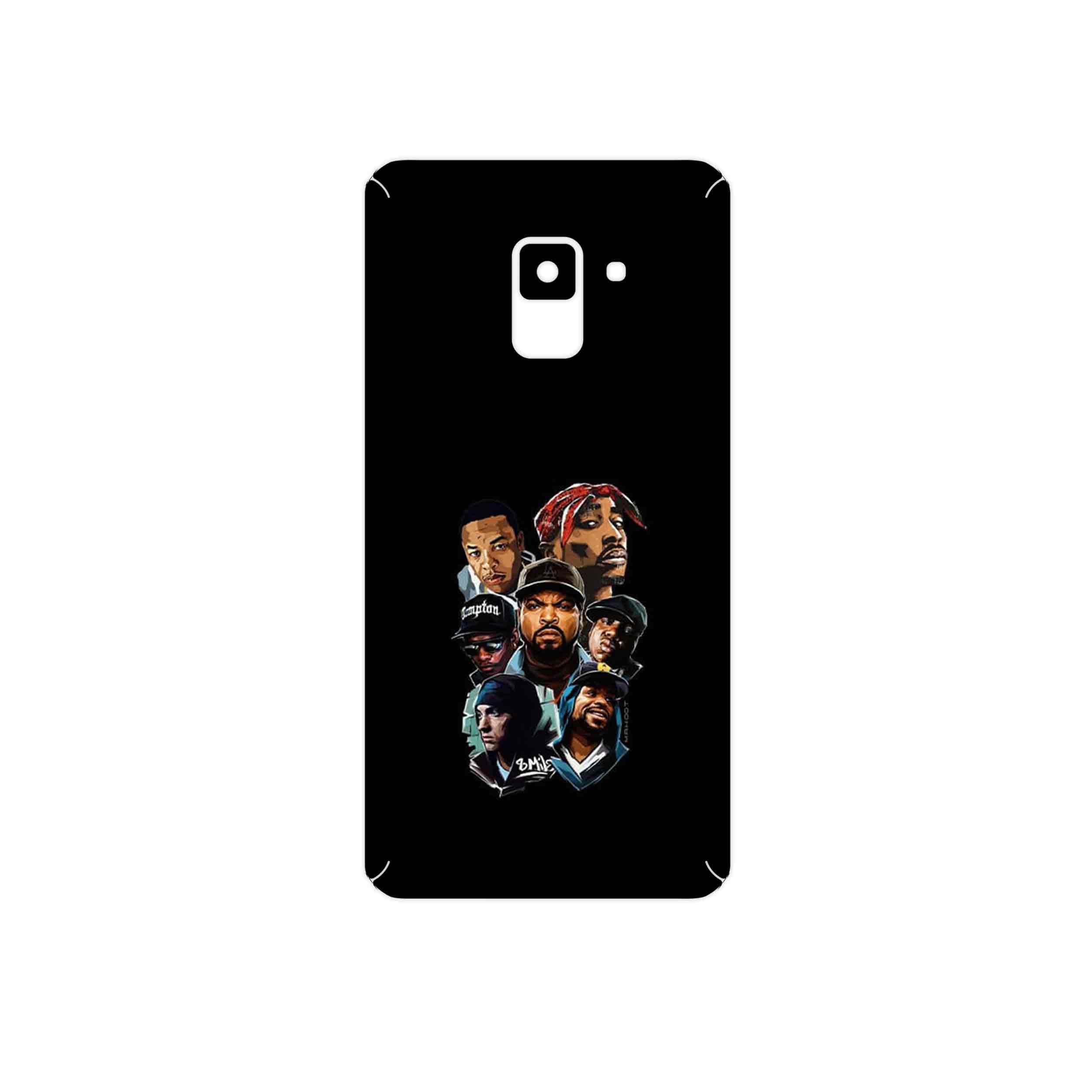 برچسب پوششی ماهوت مدل Great Rappers Digital Art مناسب برای گوشی موبایل سامسونگ Galaxy A8 2018