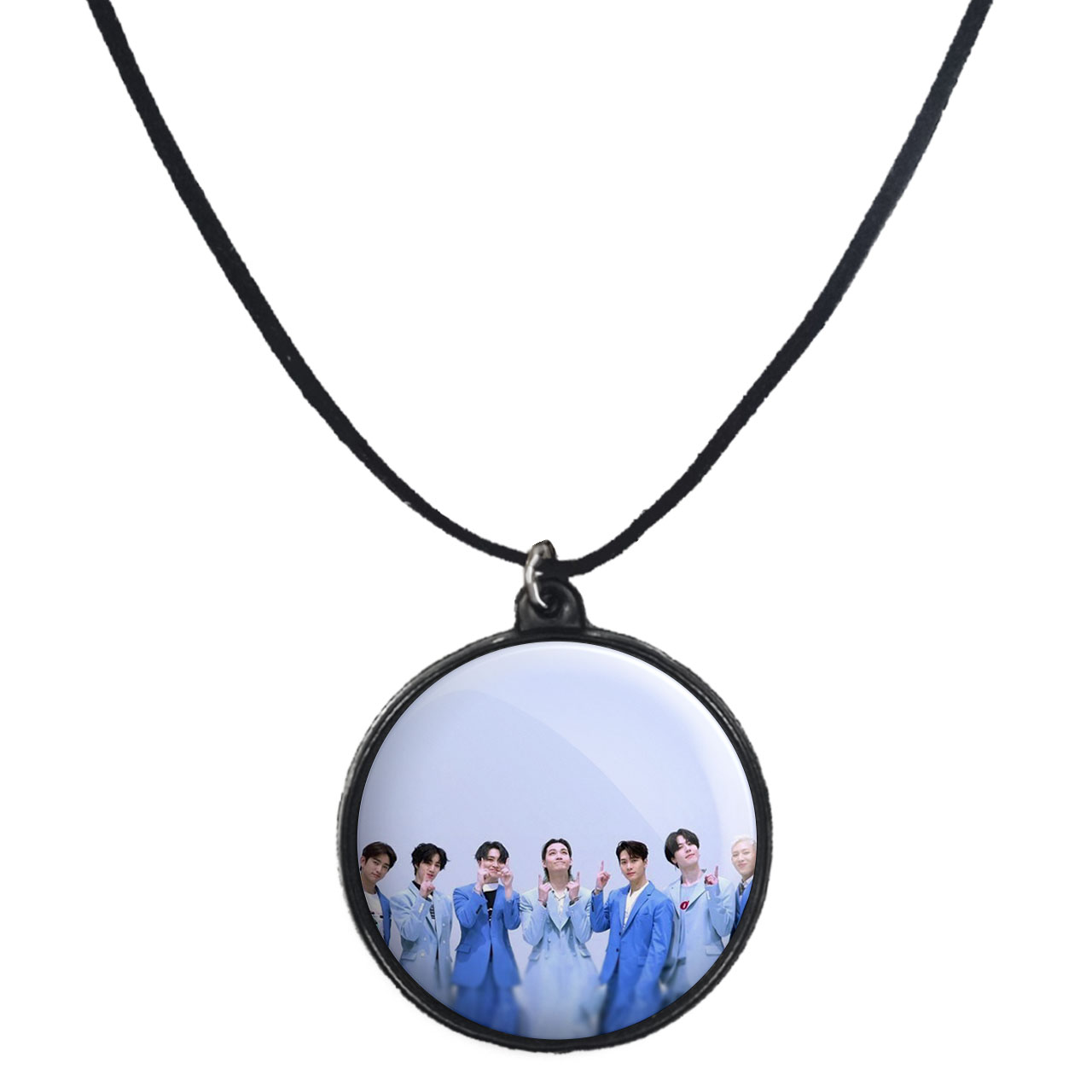 گردنبند پرمانه طرح GOT7 کد pmb.19100 مدل دو طرفه