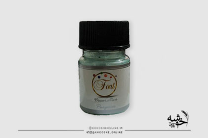 رنگ پودری سبز فونت ترک FONT