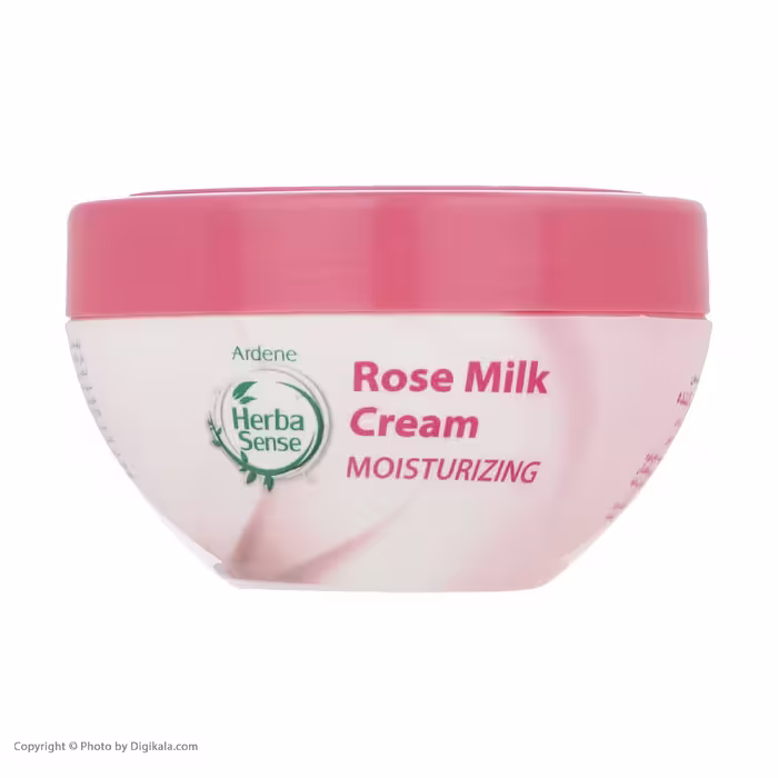 کرم مرطوب کننده آردن هرباسنس مدل British Rose &amp; Milk وزن 150 گرم