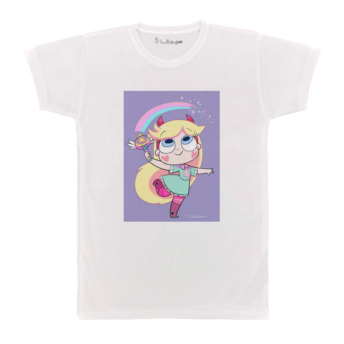 تی شرت بچگانه پرمانه طرح Star vs the Forces of Evil کد pmt.2840