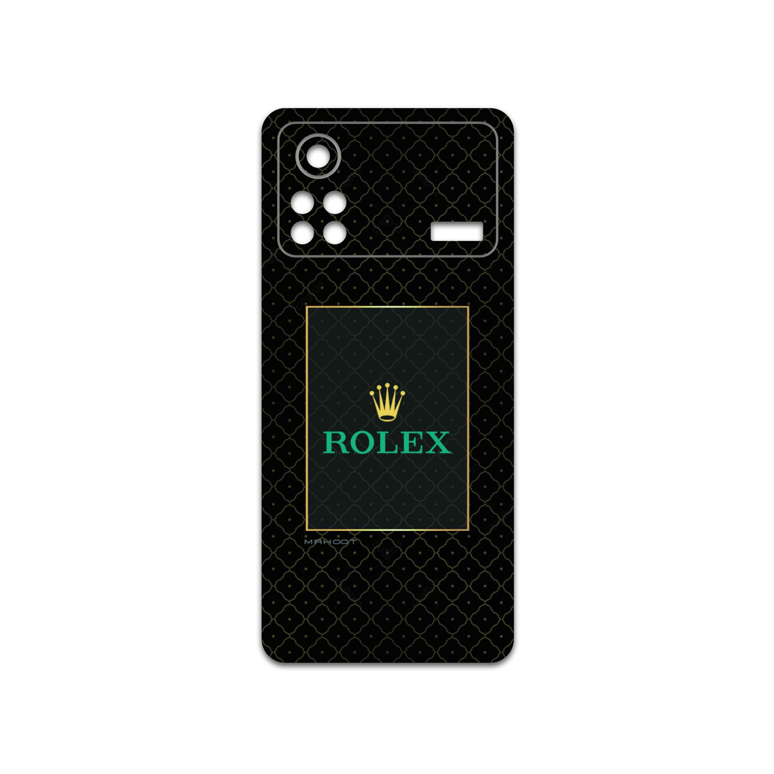 برچسب پوششی ماهوت مدل Rolex-Logo مناسب برای گوشی موبایل شیائومی Poco X4 Pro 5G