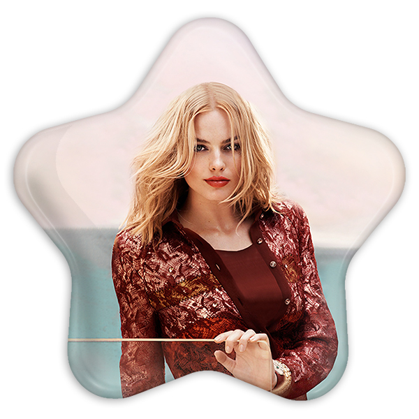 پیکسل خندالو طرح مارگو رابی مدل ستاره ای کد 3857