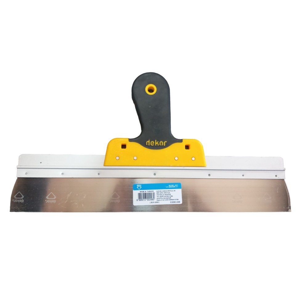 لیسه دسته پلاستیکی برند دکور کد 248 طول 40 سانتی متر   Dekor Curved Handle Spatula Code 248