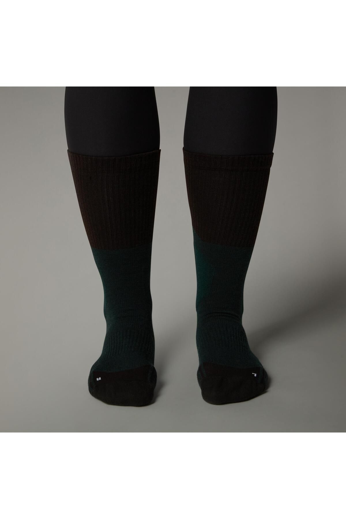 جوراب مشکی مردانه و زنانه خدمه پیاده روی اورجینال The North Face