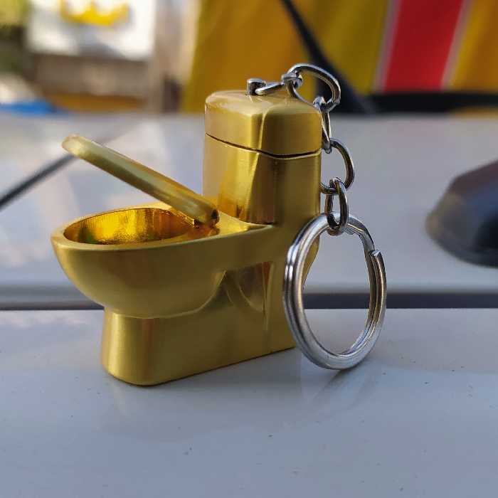 فندک تزیینی مدل کاسه wc