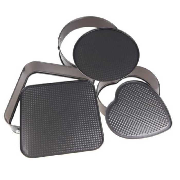 قالب کیک مدل قلبی کمربندی کد 707070 مجموعه 3 عددی