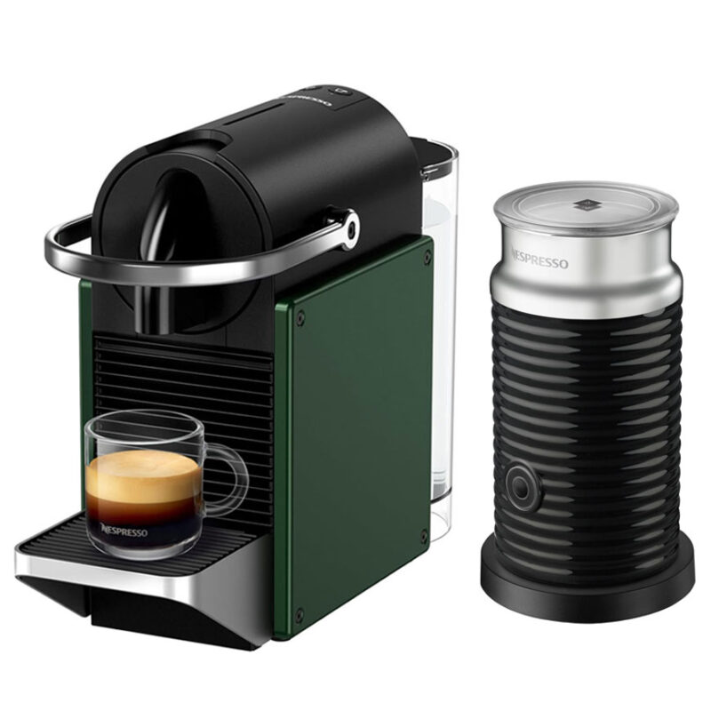 اسپرسو ساز نسپرسو پیکسی سبز مدل C62 با کف شیرساز Aeroccino 3