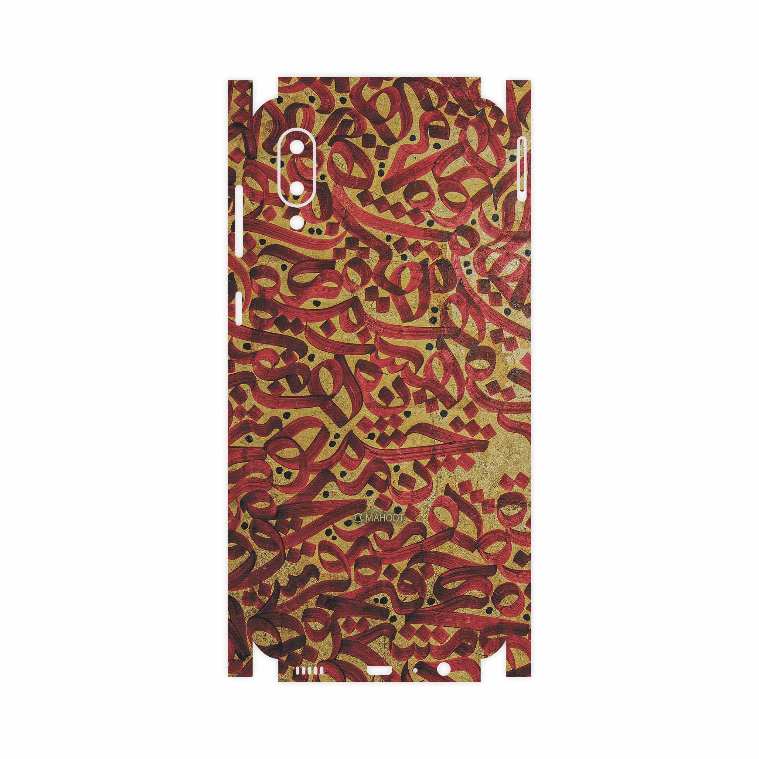 برچسب پوششی ماهوت مدل Nastaliq-6-FullSkin مناسب برای گوشی موبایل سامسونگ Galaxy A02