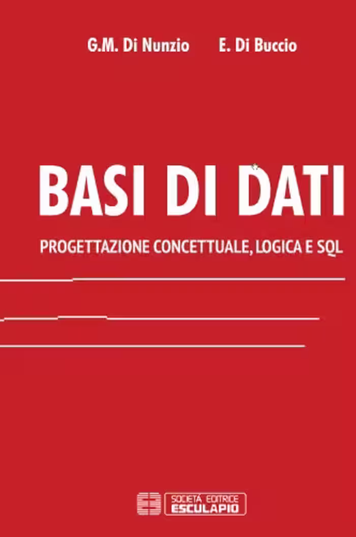 خرید و دانلود نسخه کامل کتاب Basi di dati. Progettazione concettuale, logica e SQL